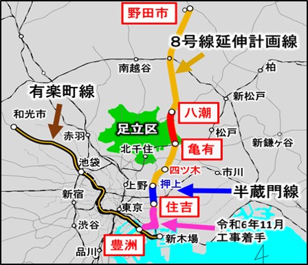 ８号線延伸計画