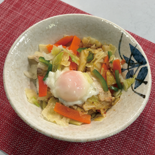 レンジ肉野菜ドン