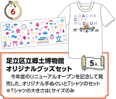 (6)足立区立郷土博物館オリジナルグッズセット