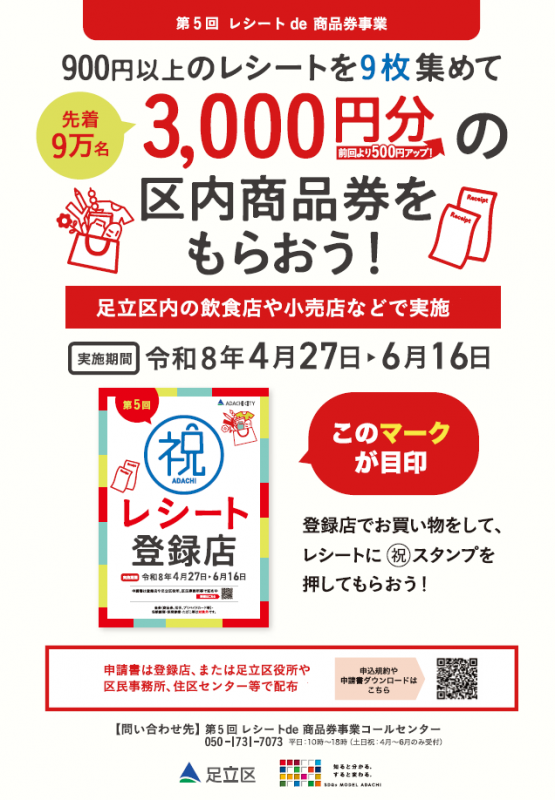 レシートHP用ポスター