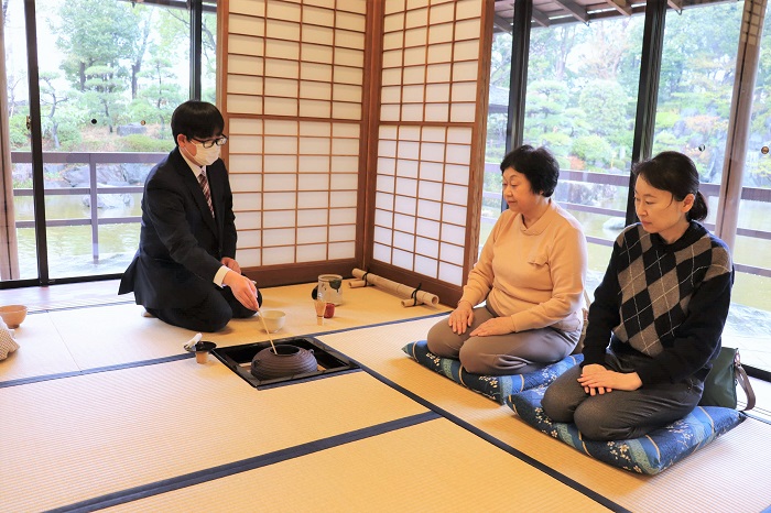 「呈茶席」の様子