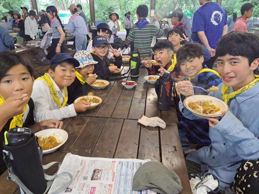 みんなで食事（R7御殿場）