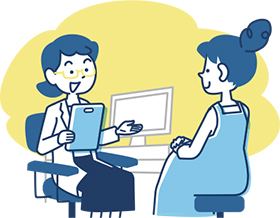 産婦健康診査のイメージ