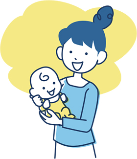 １か月児健康診査のイメージ