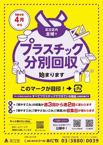 プラスチック分別回収ポスター