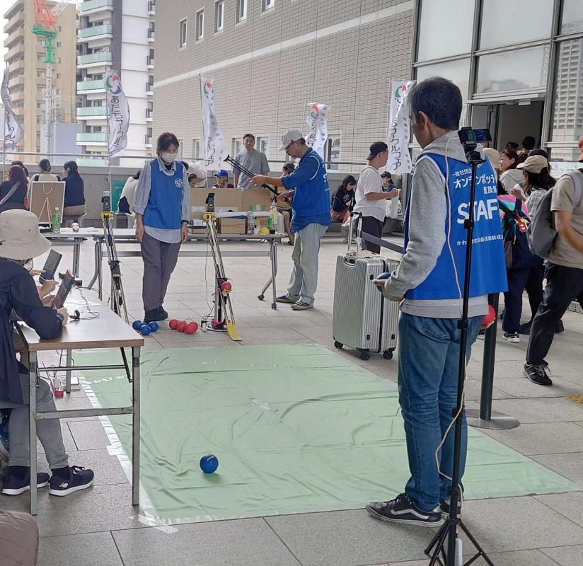 生涯学習センターオンラインボッチャ体験