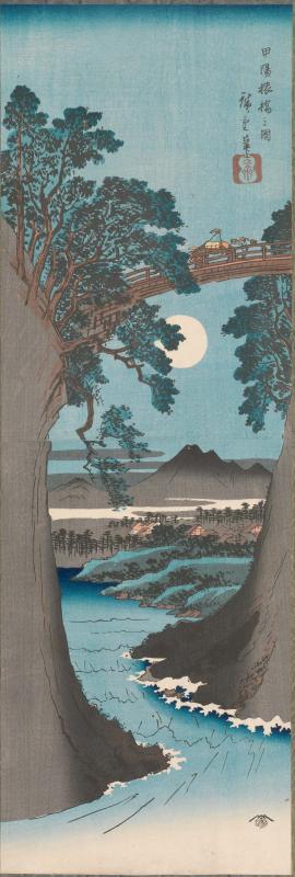 甲陽猿橋之図の写真