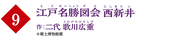 (9)江戸名勝図会 西新井